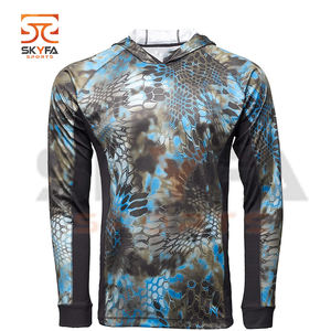 Jersey de pesca de poliéster con logo personalizado, jersey de pesca hecho a medida - Product Image 1