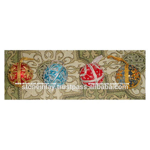 เครื่องประดับต้นคริสต์มาส ของขวัญวันหยุด ลูกบอลประดับลูกปัดทำมือ - Product Image 1