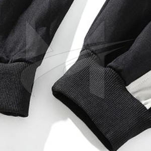 Joggers noirs de conception personnalisée 2020 pour hommes avec poches latérales élégantes fonction anti-rides pour l'hiver - Product Image 6