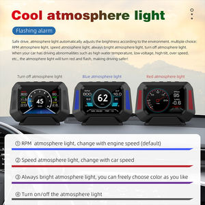 Nueva actualización OBD Gauge Sports Display P21 con pantalla LCD Medidor inteligente multifunción HUD Heads up Display para automóviles - Product Image 5