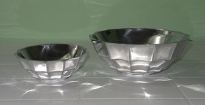 Bol émaillé en relief de fleur en aluminium Premium Vantage bol d'écrou en émail gaufré poli brillant fantaisie pour vaisselle et vaisselle - Product Image 5