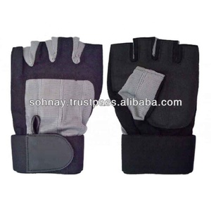 Guantes de Levantamiento de Pesas Unisex al por Mayor, Hechos de Neopreno y Piel de Vacuno, Logotipos Personalizados, para Gimnasio y Fitness, Tamaños Personalizables, Combo de 2 Piezas - Product Image 3