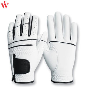 Guantes de Golf de alta calidad, manoplas de cuero con logotipo bordado, última moda - Product Image 3