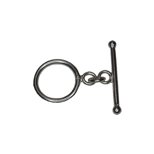 Venta al por mayor de plata esterlina 925 10mm Toggle Bracelet Broche de alta calidad Fabricación de joyas Hallazgos Tipo de cadena - Product Image 1