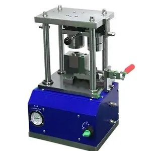 Lab Small Mini 18650 Cylindrical Cell Pneumatic Sealer Crimper Sealing Machine For Cylinder Battery Crimping