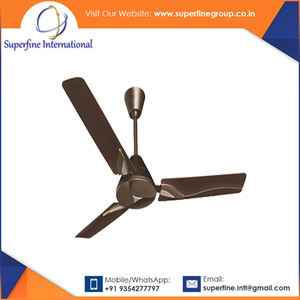 REVE Ventilateur de plafond électrique moderne à LED 1200 mm en métal noir argenté durable pour usage domestique et extérieur Garantie 1 an - Product Image 2