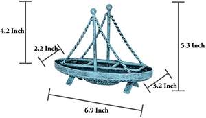 Servilletero con forma de barco en metal con diseño vintage perfecto para accesorios de mesa de restaurante y hotel - Product Image 5