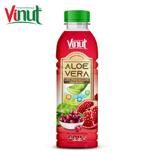 16.57 Floz VINUT Chai Aloe Vera Uống Với Lựu Và Cranberry Aloe Vera Bột Giấy Nước Ép Trái Cây Oem Juice