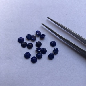 อัญมณีเจียระไนธรรมชาติขนาด4มม. 6มม. อัญมณีเจียระไนแบบเหลี่ยมเพชรพลอยเจียระไนแบบปรับเทียบได้สำหรับการทำเครื่องประดับออนไลน์ - Product Image 1