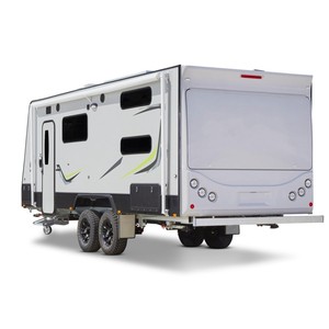 Nuova Caravan <span class=keywords><strong>in</strong></span> fibra di vetro con rimorchio da viaggio fuoristrada per famiglie con sospensione indipendente per soggiorno espandibile - Product Image 2