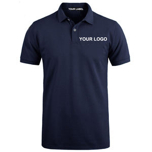 Uniforme de negocios con logotipo personalizado bordado de secado rápido de poliéster para Polo patrón sólido para mujeres y hombres para golf y Deportes - Product Image 1