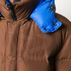 Nueva chaqueta acolchada de invierno con capucha para hombre con diseño personalizado, chaqueta acolchada de relleno para hombre, Abrigo acolchado - Product Image 4