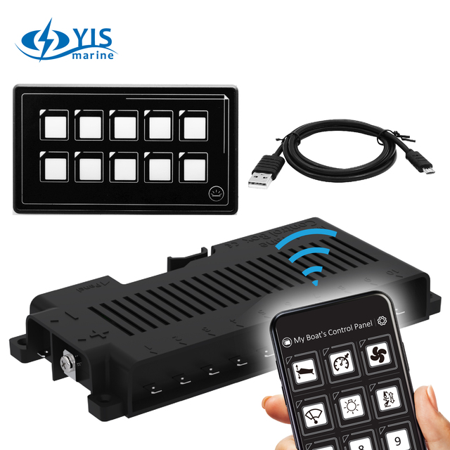 App Control Smart Led Switch Panel Via BT with System Voltage Monitor