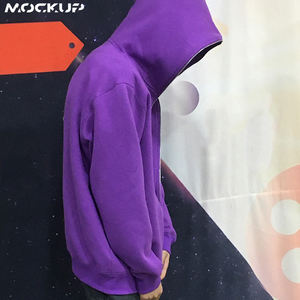 Fournisseur de sweats à capuche pour hommes, personnalisés, à fermeture éclair intégrale, 100% coton, molleton épais, coupe oversize, style streetwear, couleur unie, vierges, modèle 2025 - Product Image 5