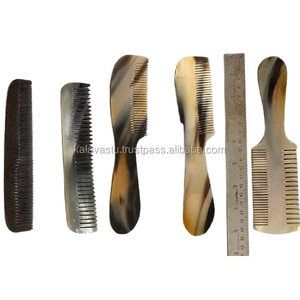 หวีทำจากเขาสัตว์ทำมือของขวัญแปลกใหม่สำหรับดูแลเส้นผม peines de huesos de animales - Product Image 3
