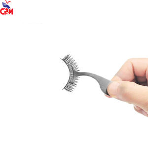 Pinzas de arte para pestañas postizas, pinzas de acero inoxidable de alta calidad, nuevo diseño - Product Image 6