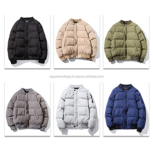Chaqueta acolchada con capucha cortavientos personalizada al por mayor para hombre, chaquetas acolchadas de 100% poliéster 2025 para hombre - Product Image 6