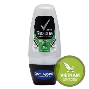 Rexona Men Lượng Tử Khô Chống Khử Mùi Chống Mồ Hôi Khô 48H Bảo Vệ 50Ml X 4 Cái