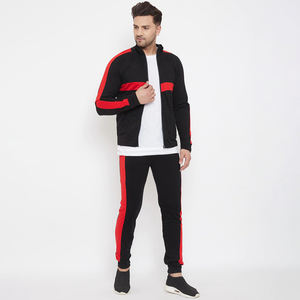 Ensemble survêtement personnalisé de haute qualité 2025, veste de jogging en nylon avec fermeture éclair, ensemble de survêtement en polyester pour hommes avec logo personnalisé - Product Image 1