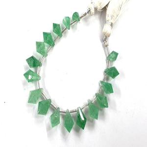 ควอทซ์สตรอเบอร์รี่สีเขียว10-12มม. เกรด AAA 8นิ้วลูกปัดหลวมแฟนซีสำหรับทำเครื่องประดับวัสดุหิน - Product Image 5