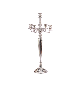 Juego de 2 Candelabros de Diferentes Tamaños, Candelabros Altos de Aluminio de Calidad Superior para Bodas y Eventos - Product Image 4