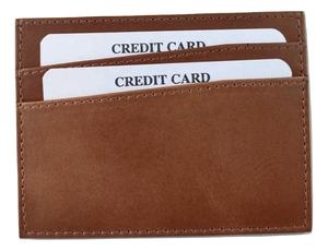 Porte-cartes en cuir véritable pratique pour le stockage des cartes de crédit - Product Image 2