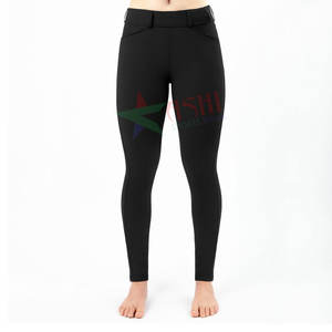 Mallas largas para montar en bicicleta para mujer, Leggings con logotipo personalizado, de tela polar, para invierno - Product Image 3