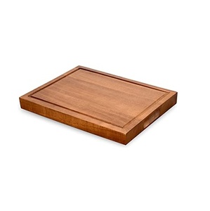 Tabla de cortar de madera de acacia cuadrada para uso en la cocina - Product Image 1