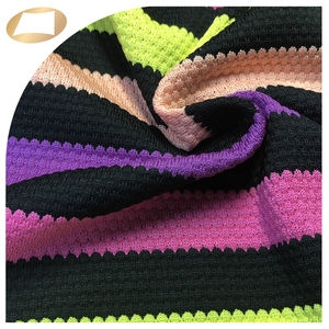 Tela de piña para traje de baño, 94% poliéster, 6% spandex, a rayas de colores - Product Image 6