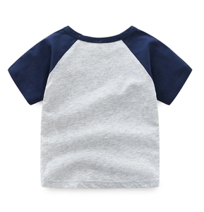 Ensemble d'été décontracté pour enfants, vêtements pour enfants, Tops à manches courtes, T-Shirt short couvre-chef, 2 pièces, collection du Bangladesh - Product Image 6