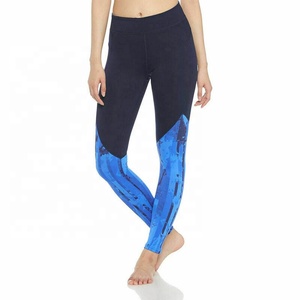 Leggings longs pour femmes, légers, imprimés, en spandex/polyester, extensibles dans quatre directions, séchage rapide, respirants, tailles petites et plus grandes - Product Image 1