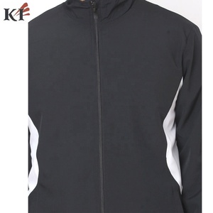 KEVEN IMPEX Classic Comfortable Eco-Friendly Reversible Breathable Windproof Canvas Stand Collar Front Logo Sport Jacket Men - Product Image 4