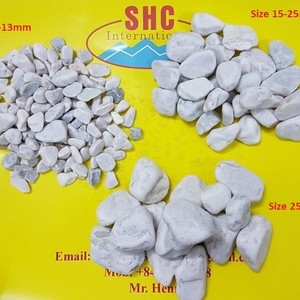 Bianco latte di Ghiaia <span class=keywords><strong>Pietre</strong></span> <span class=keywords><strong>per</strong></span> la <span class=keywords><strong>Decorazione</strong></span> di pietra pietra del paesaggio - Product Image 2