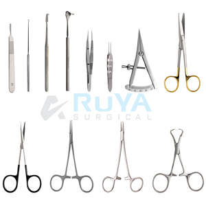 Juego de Instrumentos de Blefaroplastia de Cirugía General 1-4, Acero Inoxidable, Manual, Aprobado por CE, Grado A+ - Product Image 3