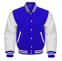 Cuerpo de lana real a prueba de viento transpirable poliéster acolchado forro casual béisbol bombardero chaqueta mangas de cuero de talla grande al aire libre
