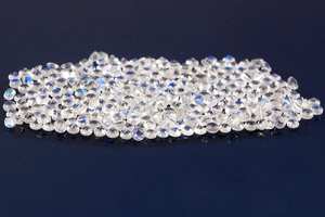 Pierre de lune ronde arc-en-ciel, pierre précieuse à facettes, ample, taille 1.5mm à 4mm, vente en gros, offre spéciale - Product Image 4