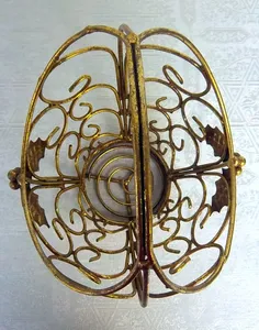 Canasta de Regalo de Boda, Color Marrón, Diseño Moderno, Metal, Hierro Forjado, Decoración Festiva y para Fiestas, Decoración de Bodas - Product Image 2