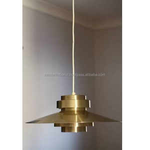 Lámpara colgante de hierro para interiores con alta demanda, nuevo diseño de Metal dorado moderno para cocina, comedor y Hotel - Product Image 1