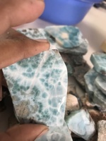 Larimar naturel de haute qualité, vente en gros, 2019