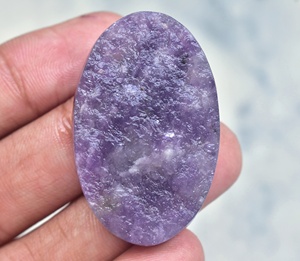 Lepidolite cabujón Druzy venta al por mayor Semi preciosas Lepidolite Druzy joyería - Product Image 3