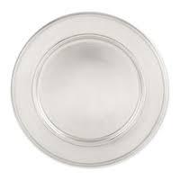 Plaque en métal et de service de poisson, de couleur blanc pur, chargeur en métal et plateau de service à bas prix - Product Image 2