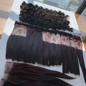 Rambut Vietnam Lurus Tulang Ganda Super Rambut Warna Alami dari Perusahaan Michair Di Vietnam Adalah 100% Rambut Perawan Manusia