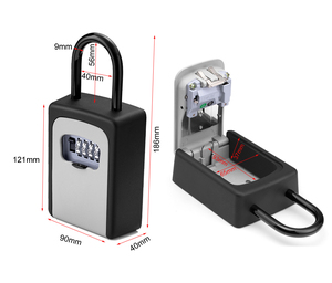 CH-802 Khóa Nhà Máy Sản Xuất Còng Có Thể Tháo Rời 4 Chữ Số Ngoài Trời An Toàn Key <span class=keywords><strong>Lock</strong></span> Box - Product Image 3