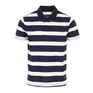 Polo de manga corta a rayas de verano con servicios OEM, ropa original de punto de algodón 100% de marca, transpirable, personalizada - Product Image 6