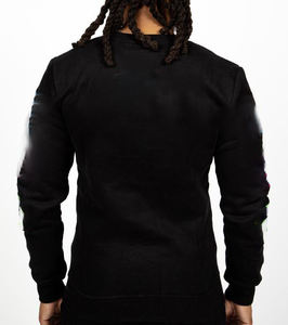 Venta al por mayor 100% algodón Sudadera con capucha de los hombres de gran tamaño pulóver sudadera logotipo personalizado bordado francés Terry en relieve pantalones de chándal - Product Image 6