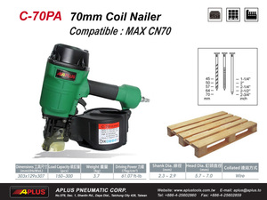 APLUS-bobina de aire C-70PA para construcción de palés, accesorio resistente - Product Image 5