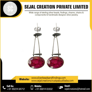 Wholesale 925 Sterling Silver Large Drop <b>Earrings</b> <b>Top</b> Selling Fine Jewelry with Diamond for Weddings - Product Image 6