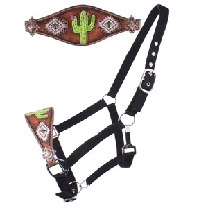 Nailon ajustable de alta calidad, cuello Halter con diseño de Cactus impreso, fabricante al por mayor - Product Image 1