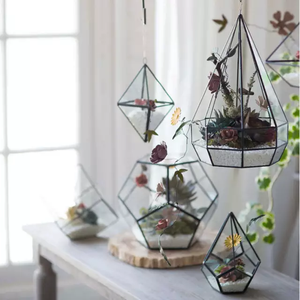 แจกันแก้วโลหะใส่ดอกไม้สำหรับงานแต่งงานแจกันปลูกต้นไม้ในบ้านและร้านอาหารแจกันดอกไม้โลหะดีไซน์ทันสมัย - Product Image 1