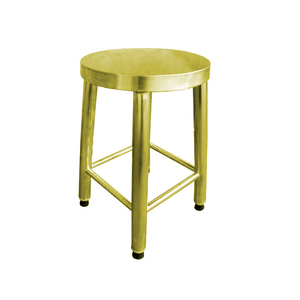 Tabouret en métal fait à la main pour la décoration de meubles faits maison plaqué or meubles de maison tabouret de bar pour la maison utilisation d'hôtel - Product Image 1